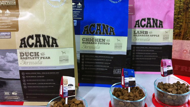 Корм Acana состоит из натуральных ингредиентов Корм Acana состоит из натуральных ингредиентов